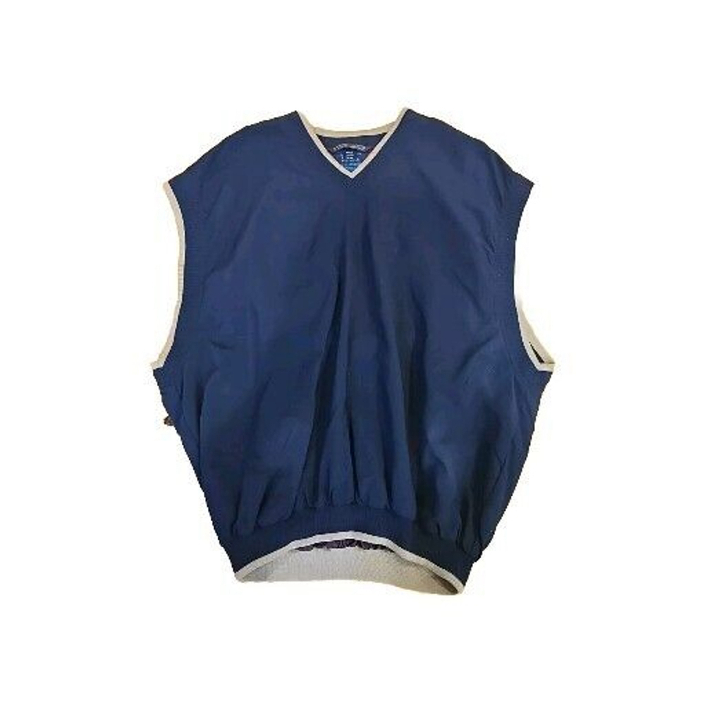 Sunderland of Scotland Mens Golf Classic Pullover V Neck Vest Blue Size 2XL